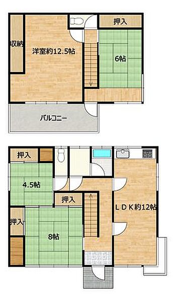 間取りを拡大表示
