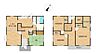 間取り：【間取図】4SLDKの使い勝手の良い間取り。各居室6帖以上の広さに加え、収納スペースもございます。