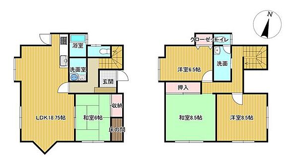 間取りを拡大表示