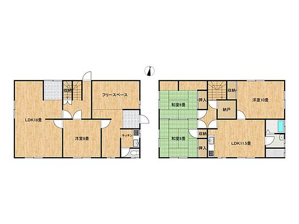 間取りを拡大表示