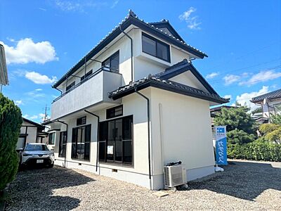 外観：【住宅ローン減税対象】価格には消費税、リフォーム費用を含みます。自社物件につき随時ご案内可能。内覧希望の方はお電話ください。