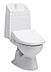 トイレ：【同仕様写真】トイレはジャニス製の温水洗浄機能付きに新品交換致します。キズや汚れが付きにくい加工が施してあるのでお手入れが簡単です。直接肌に触れるトイレは新品が嬉しいですよね。