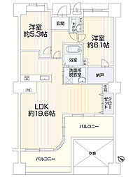 間取図画像 2SLDK