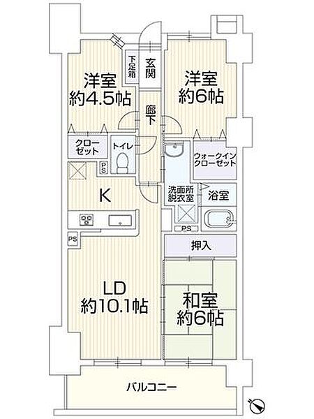 間取りを拡大表示