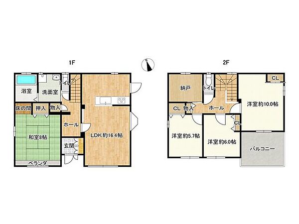間取りを拡大表示