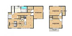 美濃加茂市本郷町3丁目　戸建て 3SLDKの間取り