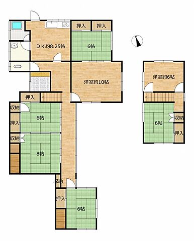 間取り 富山市千原崎2丁目10-30