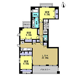 間取図画像 3LDK