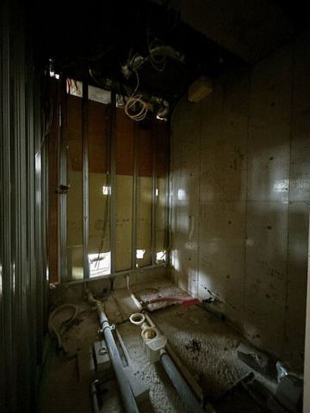 【リフォーム中】浴室の写真です。新しく新品交換いたします。