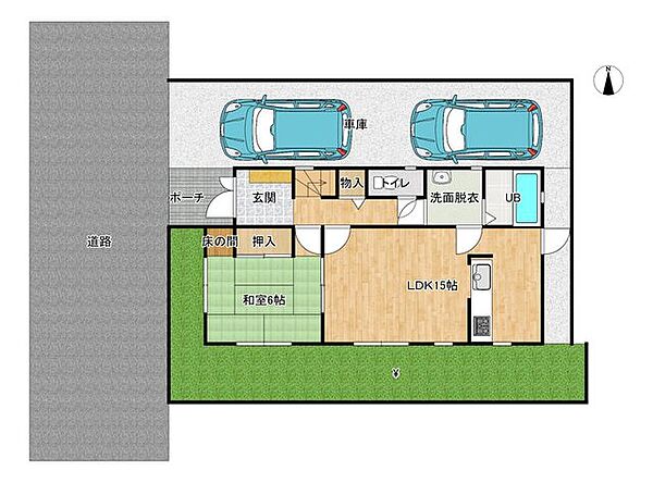 間取りを拡大表示