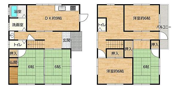 間取りを拡大表示