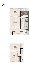 笠岡市笠岡　戸建て 3LDKの間取り