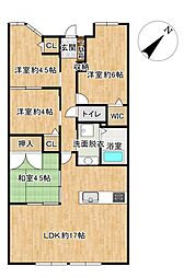 ヴェルディ大竹駅前パークサイド 4LDKの間取図画像