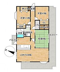 間取図画像 3LDK