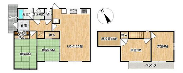 間取りを拡大表示