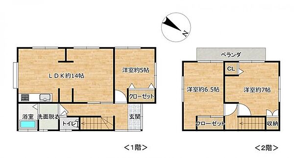 間取りを拡大表示
