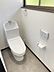 トイレ：【リフォーム完了】トイレは温水洗浄機能付きに新品交換します。キズや汚れが付きにくい加工が施してあるのでお手入れが簡単です。直接肌に触れるトイレは新品が嬉しいですよね。