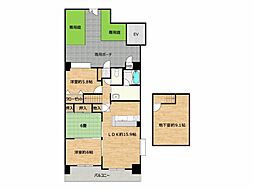 間取図画像 3SLDK