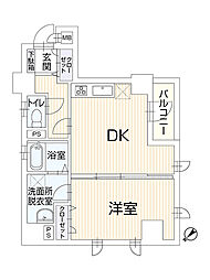 間取図画像 1DK