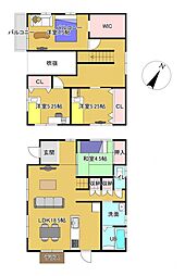 伊万里市東山代町里　戸建て 4LDKの間取り