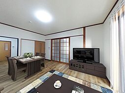 大分市明野南2丁目　戸建て 4LDKのリビング/ダイニング