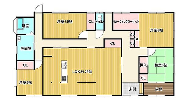 間取りを拡大表示