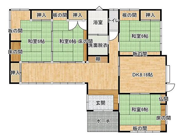 間取りを拡大表示