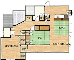 姶良市加治木町木田　戸建て 2LDKの間取り