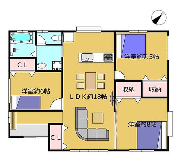 間取りを拡大表示