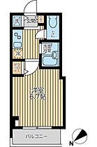 エマーレ行徳  ｜ 千葉県市川市湊新田1丁目14-9（賃貸マンション1K・2階・21.13㎡） その2