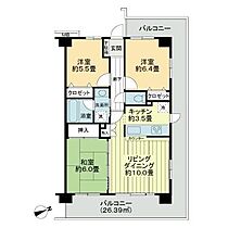 ライオンズマンション浦安第3  ｜ 千葉県浦安市猫実2丁目（賃貸マンション3LDK・5階・66.33㎡） その2