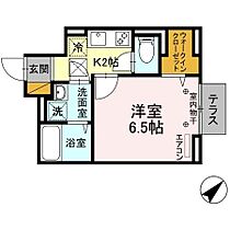 Maison Serena  ｜ 千葉県市川市塩焼5丁目1-11（賃貸アパート1K・1階・24.81㎡） その2