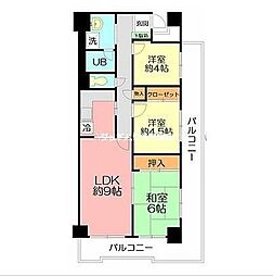 間取図画像 3LDK