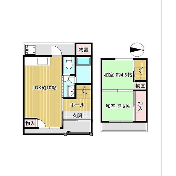 川西市日高町戸建て ｜兵庫県川西市日高町(賃貸一戸建2LDK・1階・41.26㎡)の写真 その2