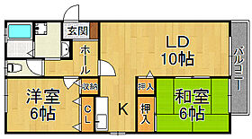 リベルテ  ｜ 兵庫県伊丹市野間7丁目（賃貸アパート2LDK・1階・60.00㎡） その2