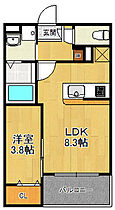 Luca春風  ｜ 兵庫県西宮市甲子園春風町（賃貸アパート1LDK・3階・30.15㎡） その2