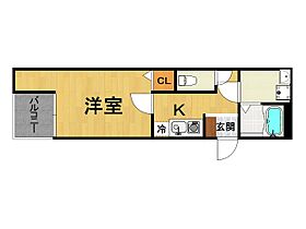 ノイヴェル南花屋敷  ｜ 兵庫県川西市南花屋敷4丁目（賃貸アパート1K・3階・25.32㎡） その2