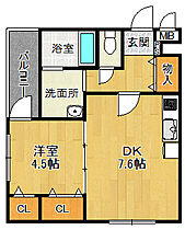 フジパレス西本町  ｜ 兵庫県尼崎市西本町2丁目（賃貸アパート1DK・2階・32.60㎡） その2