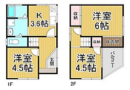 雲雀丘山手1丁目貸家