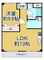 エルベコート甲陽園  ｜ 兵庫県西宮市甲陽園西山町（賃貸マンション1LDK・1階・51.00㎡） その2