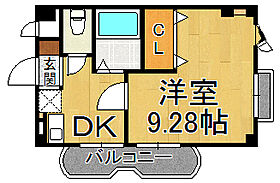 兵庫県西宮市小松東町2丁目（賃貸マンション1DK・2階・26.82㎡） その2