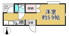 兵庫県西宮市上ケ原一番町（賃貸マンション1K・2階・18.42㎡） その2