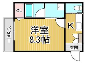 兵庫県尼崎市杭瀬南新町2丁目（賃貸アパート1K・2階・29.60㎡） その2