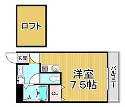 兵庫県西宮市石在町（賃貸マンション1R・6階・23.10㎡） その2