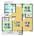県公社東仁川団地2号棟3階5.2万円
