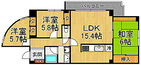 兵庫県西宮市神園町（賃貸マンション3LDK・1階・76.63㎡） その2