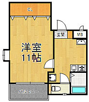 兵庫県西宮市北口町（賃貸マンション1K・3階・28.83㎡） その2