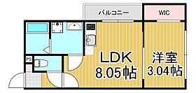 兵庫県西宮市霞町（賃貸アパート1DK・3階・27.45㎡） その2