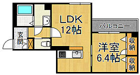 シャーメゾン武庫之荘  ｜ 兵庫県尼崎市武庫之荘4丁目（賃貸マンション1LDK・2階・46.98㎡） その2