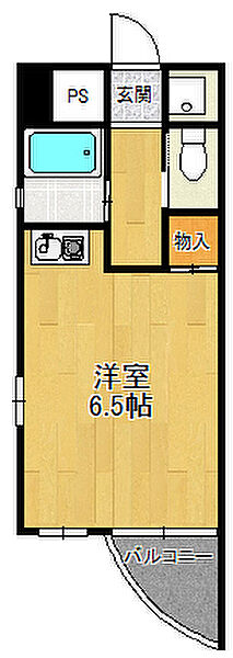 スタジオ甲東園 301｜兵庫県西宮市神呪町(賃貸マンション1R・3階・21.00㎡)の写真 その2